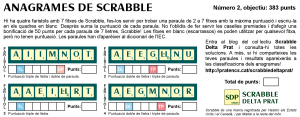 Anagrames de Scrabble a "la Riuada". Nº 2