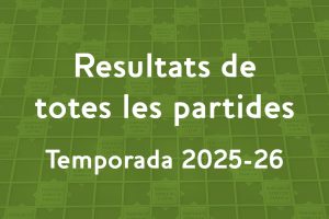 Resultats de totes les partides 2025-2026